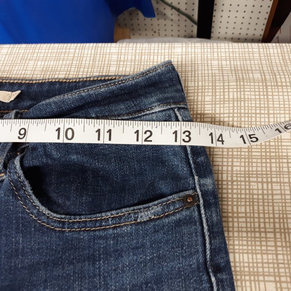 Levi's 721 Women's Jeans Size 27 High-Rise Skinny Distressed Medium Wash Blue - Picture 12 of 16